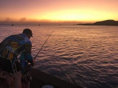 Fishing off Seisa Peir. Photo courtesy of Steph Stewart.